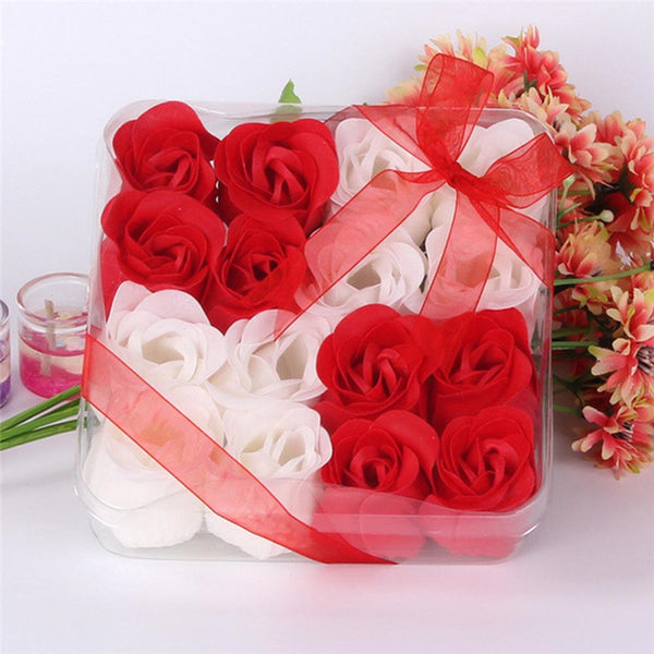 16Pcs Rose Petals Body Soap