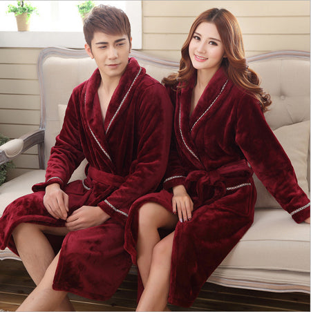 Thick Long Sleeve Bathrobe