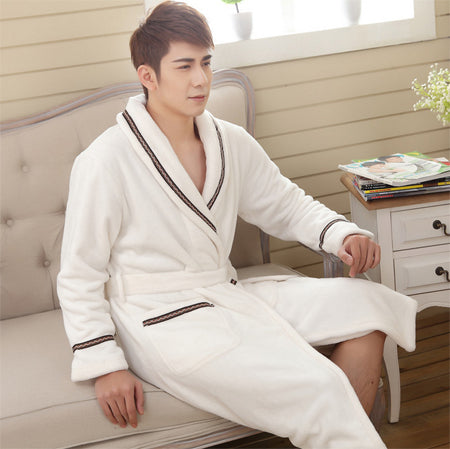 Thick Long Sleeve Bathrobe