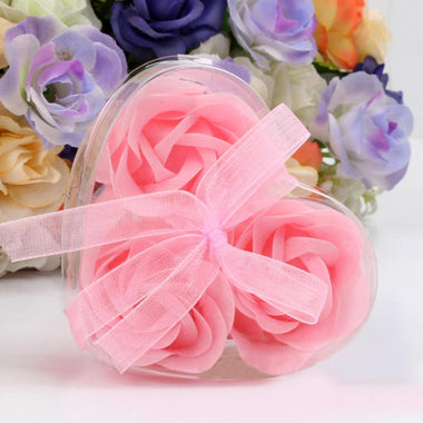 3Pcs Flower Body Soap Set