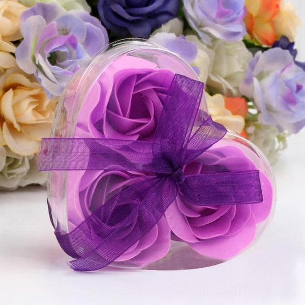 3Pcs Flower Body Soap Set