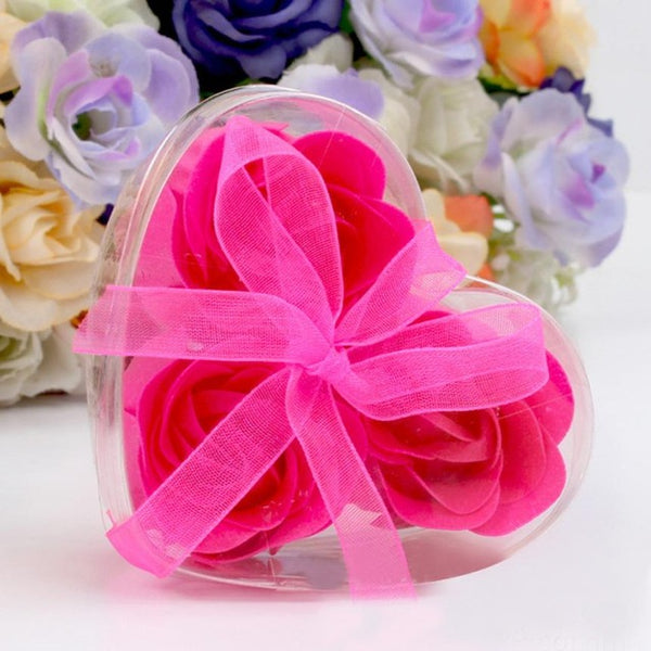 3Pcs Flower Body Soap Set