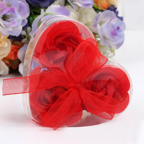 3Pcs Flower Body Soap Set