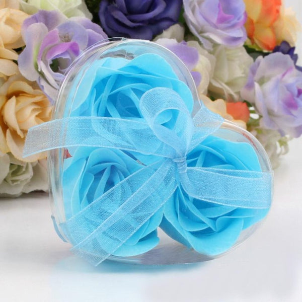3Pcs Flower Body Soap Set