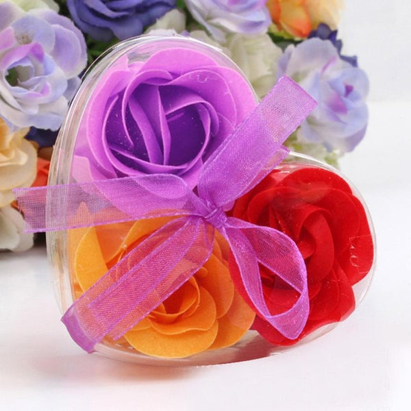 3Pcs Flower Body Soap Set